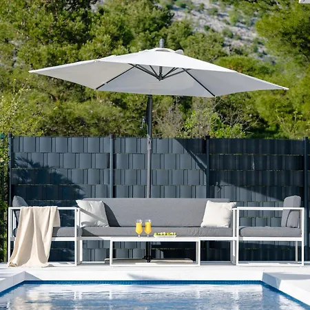 5-star Calma Ii With Heated Pool & Jacuzzi Oasis Villa Starigrad Paklenica